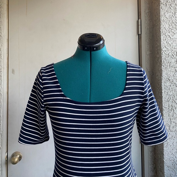 Nautical Striped midi-length dress ⛵️ - Picture 3 of 4